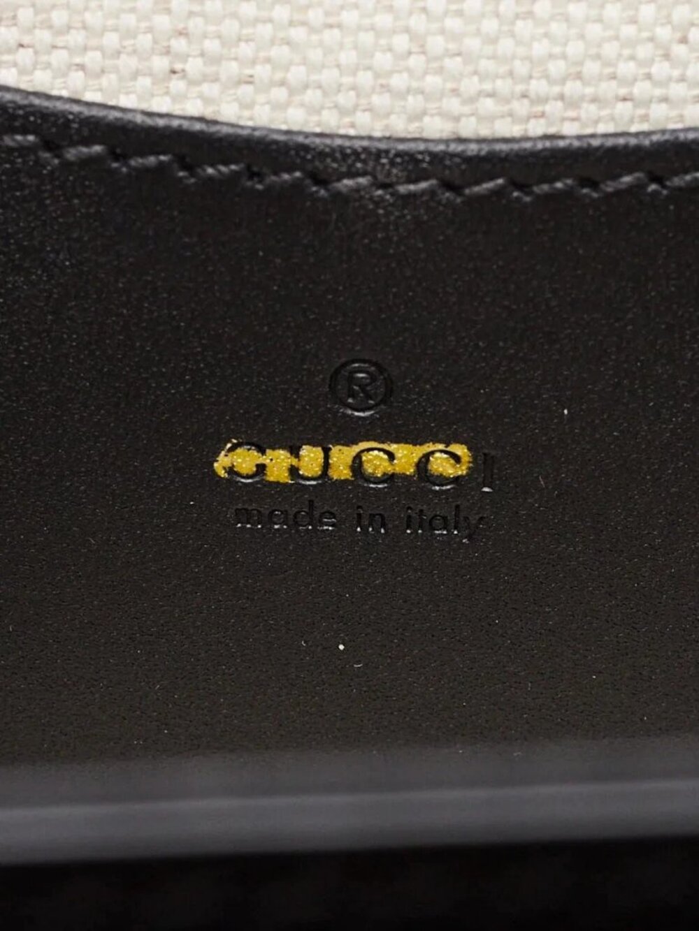Gucci Black Smooth Leather Bamboo 1947 Mini Belt Bag - Picture 9 of 11